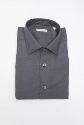 Robert Friedman Black Cotton Men Shirt -   -  Robert Friedman.